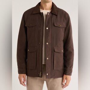RAINFOREST Men's Dark Brown Insulated Barn Jacket